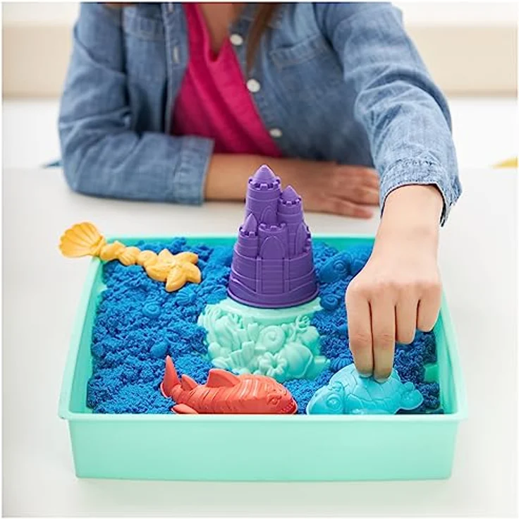 Spin Master Kinetic Sand Box, Bastelsand in verschiedenen Farben erhältlich, 1 Stück – Bild 5