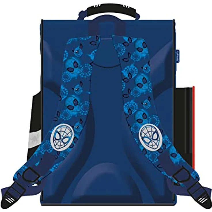 Spiderman Schulrucksack Schulranzen Schultornister Schulrucksack, Designs für jeden Geschmack, großzügige Abmessungen, leicht und praktisch - blau – Bild 4