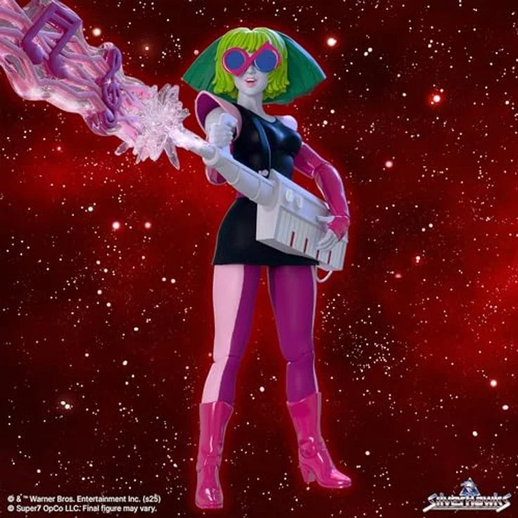 Super7 Silverhawks Ultimates Actionfigur Wave 07 Melodia (Toon), detailreich und beweglich, 235 mm Höhe – Bild 2