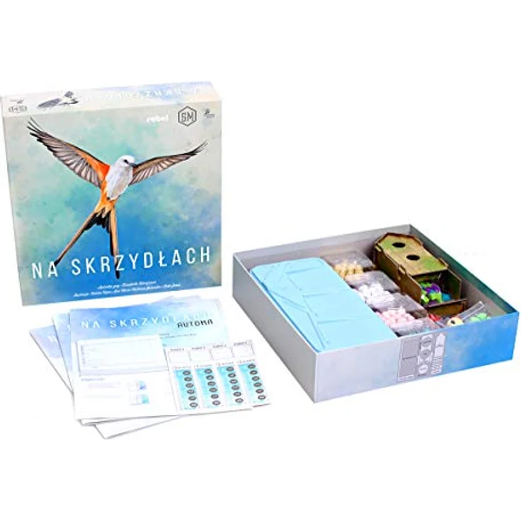 Inateck Rebel | Auf Flügeln | Brettspiel für 1-5 Spieler, Familienspiel ab 10 Jahren, Spielzeit 40+ min, Kennerspiel des Jahres 2019 – Bild 2