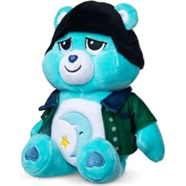 Basic Fun Care Bears x Stranger Things Bedtime Bear, Mike Plüschfigur 22 cm, Limited Edition Sammlerstück für Stranger Things-Fans – Bild 2