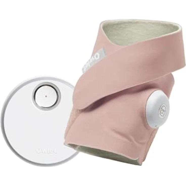 OWLET Dream Sock Pulsoximeter - Liveübertragung von Herzfrequenz, Sauerstoffsättigung & Schlafverhalten, für Säuglinge & Babys, weiß – Bild 1