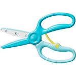 Fiskars Kinderschere, Zum Erlernen des Schneidens, Länge: 13 cm, Metall-Klingen, Blaugrün