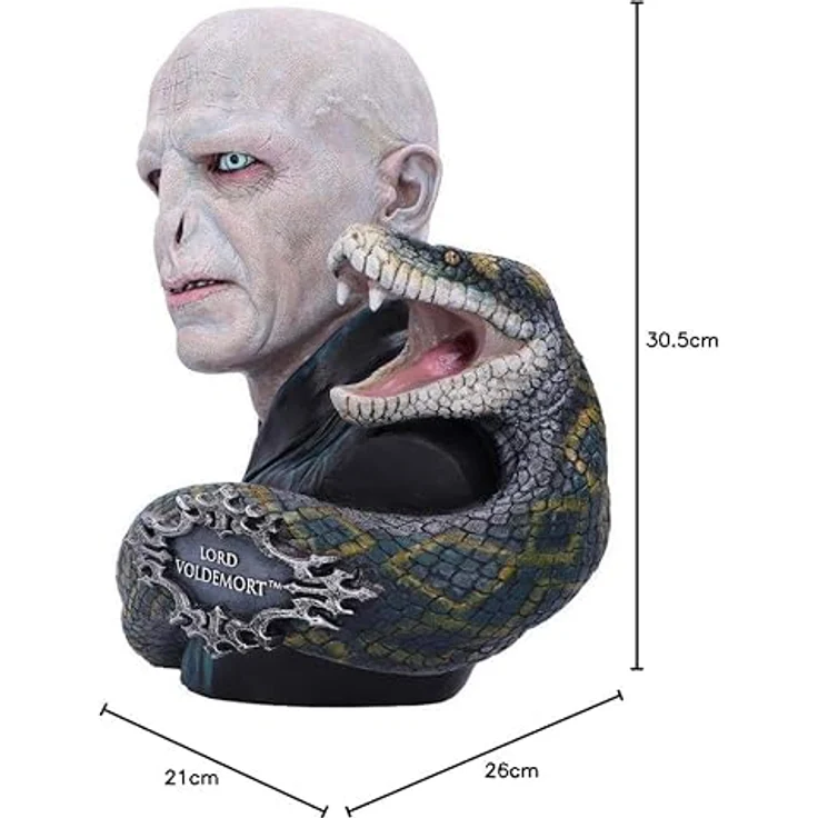 Nemesis Now Harry Potter Lord Voldemort, Büste aus hochwertigem Resin, handbemalt – Bild 9