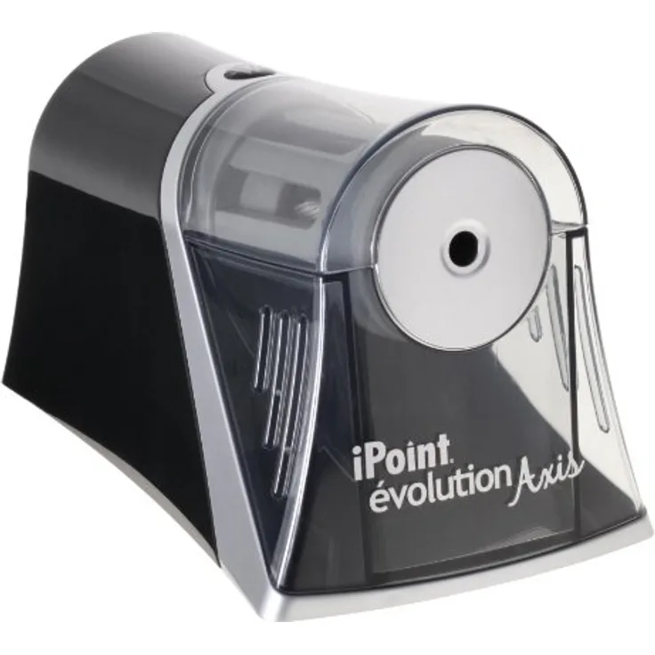 Westcott iPoint évolution Axis, Elektrischer Anspitzer mit Auto-Stopp-Technologie und großem Auffangbehälter