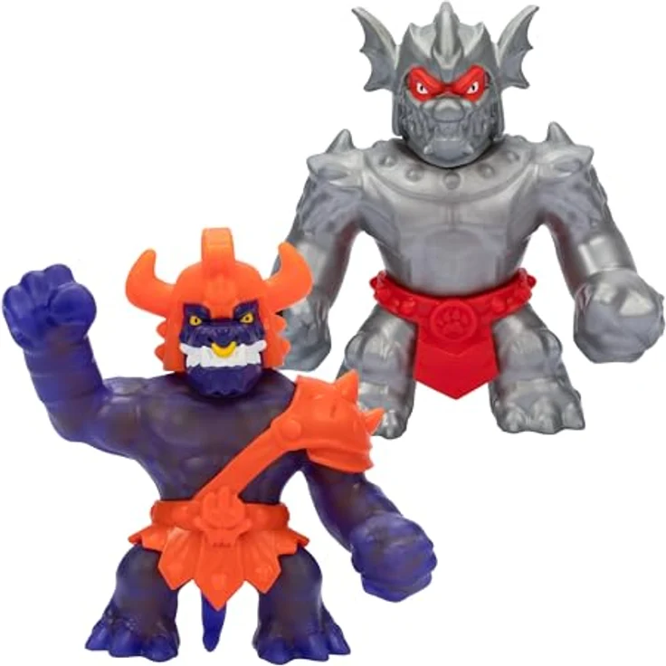 Moose Heroes of Goo Jit Zu Stretch Striker Versus-Pack, dehnbare Actionfiguren Ritter Blazagon und Corruptagon, 2 exklusive Charaktere – Bild 1