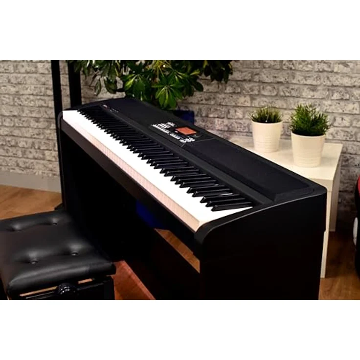 Korg XE20SP, Digitalpiano mit 88 Hammermechanik-Tasten und integrierter Begleitautomatik, Schwarz – Bild 4