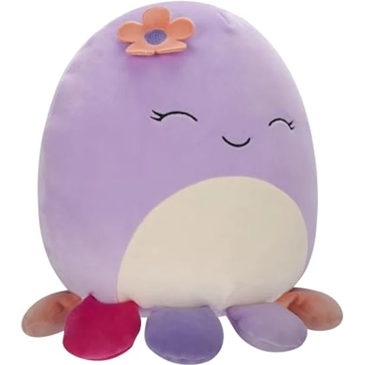 Squishmallows 25 cm Plüschtier Beula der Oktopus – Extrem zusammendrückbar, ultraweich, Oktopus-Design – Bild 3