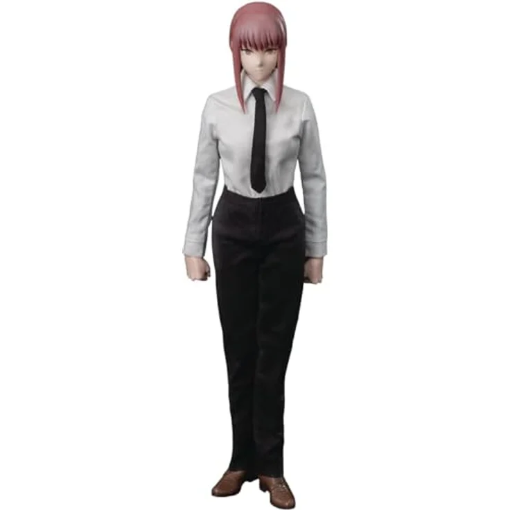 threezero Chainsaw Man: FigZero Makima Actionfigur im Maßstab 1:6, mit maßgeschneiderter Public Safety Devil Hunters Uniform, zwei Gesichtsplatten und umfangreichem Zubehör – Bild 1