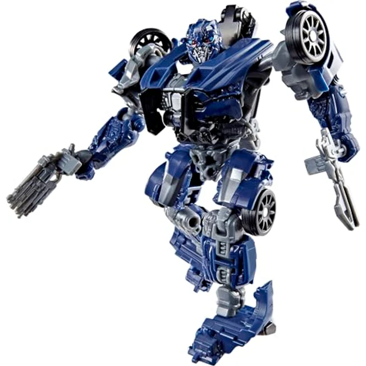 Hasbro Transformers: The Last Knight Studio Series Deluxe Class Actionfigur Barricade, 11 cm, Ford Mustang Polizeiwagen-Modus, 23 Verwandlungsschritte, mit Blaster-Accessoires – Bild 1