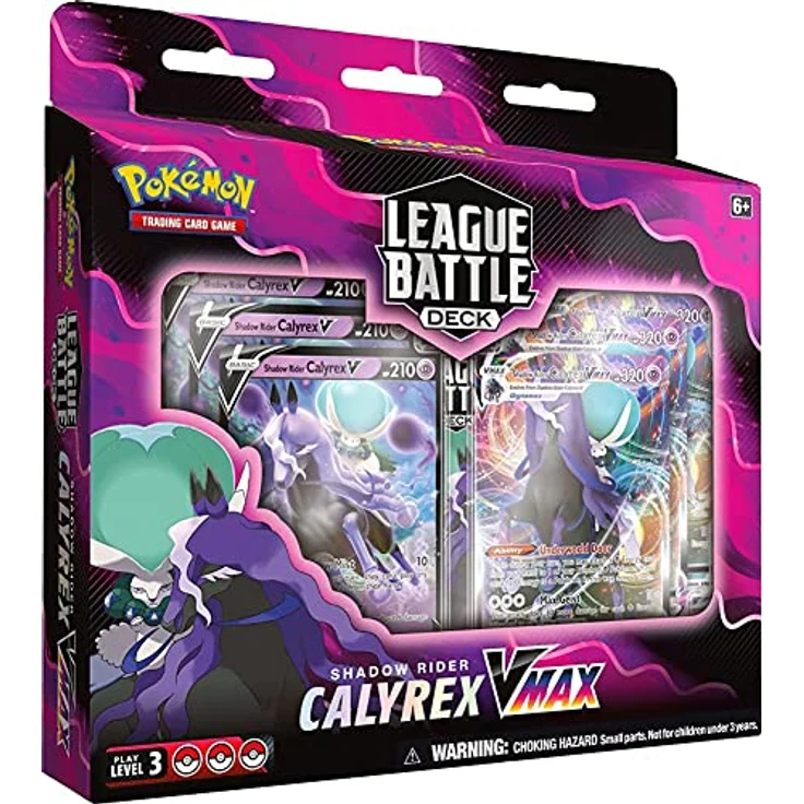 Nintendo Pokémon Calyrex VMax League Battle Deck Shadow Rider, Sammelkarten mit Premium-Foil-Karten – Bild 1