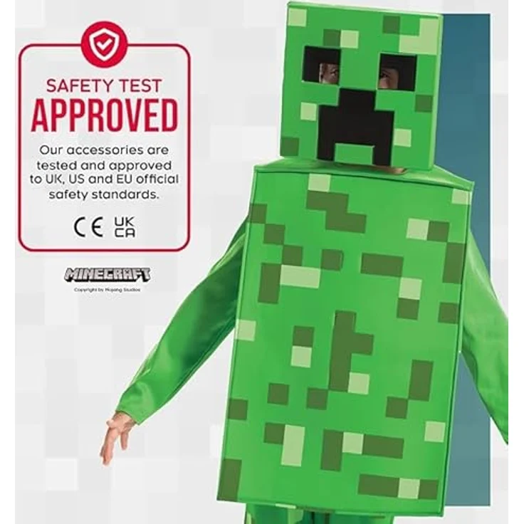 Jakks Pacific Disguise - Minecraft Costume - Creeper (104 cm)(115779M) – Bild 6