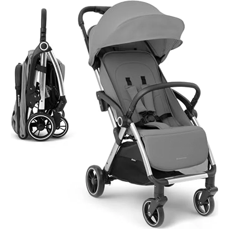 Kikkaboo Kinder-Buggy Kinderwagen, Buggy Eden 22 kg, Federung Regenschutz zusammenklappbar – Bild 2