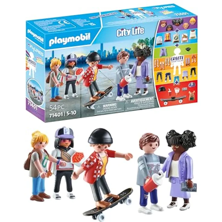 PLAYMOBIL 71401 My Figures: Fashion Spielset, Mehrfarbig - Kreatives Figurenset mit über 1000 Kombinationsmöglichkeiten und modischen Accessoires