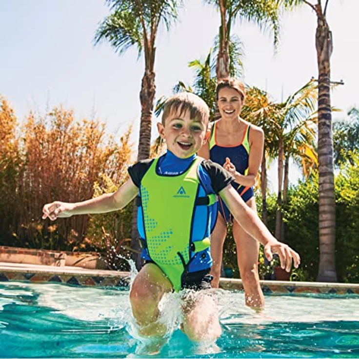AQUASPHERE Schwimmweste , Schwimmweste für Kinder von 2 bis 6 Jahren, Schwimmweste für Babys und Kinder, Jungen und Mädchen mit verstellbaren Schnallen & verstellbaren Sicherheitsgurten – Bild 3