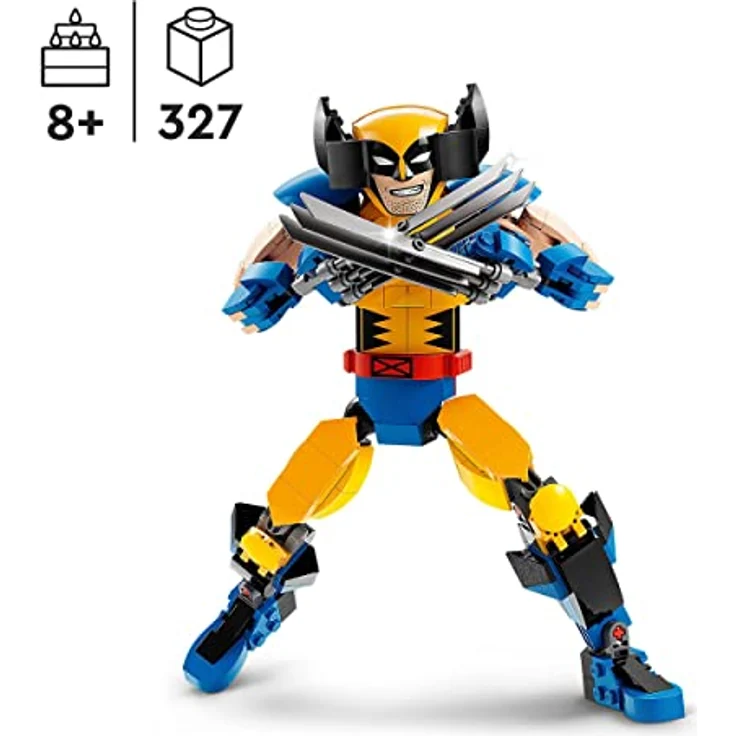 LEGO 76257 Marvel Wolverine Baufigur, Superhelden Action Figur mit Krallen aus X-Men, Spielzeug und Sammlerstück für Kinder, Jungen und Mädchen ab 8 Jahren – Bild 2
