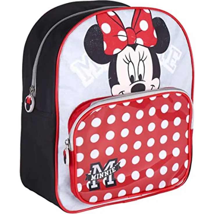 Disney Minnie Mouse Schulranzen – Trendiger Rucksack für Kinder, großzügiger Stauraum und gepolsterte Träger, 30 cm hoch, Polyester