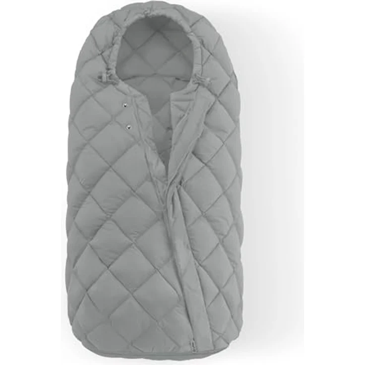 Cybex Gold Fußsack Snøgga 2, Für Kinderwagen, Für Kinder von 6 Monaten bis 3 Jahren, TOG 4, Warme Füllung, Stone Grey – Bild 2