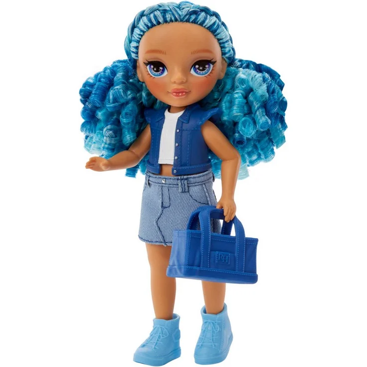 Rainbow High Littles Dolls - Sapphire (Blue) Ankleidepuppe mit passenden Accessoires, langem Haar und süßem Miniatur-Haustier – Bild 1