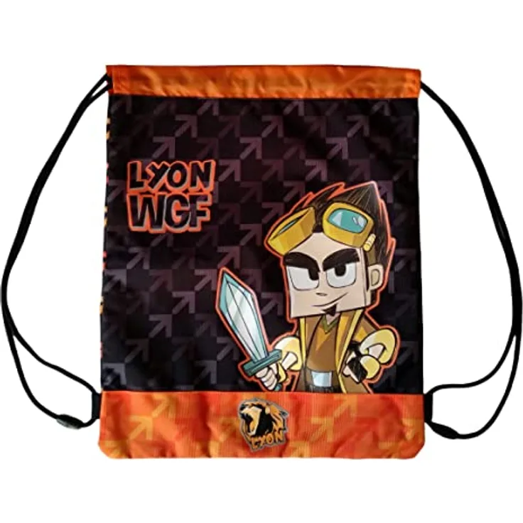 Panini Rucksack Kordelzug Lyon Gamer 66997 Fitnessstudio Freizeit