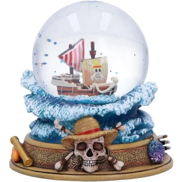 Nemesis Now One Piece Going Merry Schneekugel, 17 cm, hochwertige Resin-Qualität – Bild 1