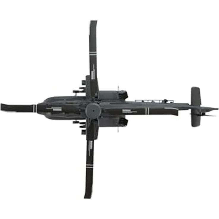 Amewi Apache AH-64D, ferngesteuerter Hubschrauber mit GPS, digitalen Metallgetrieben und automatischen Flugmanövern, RTF-Set – Bild 7