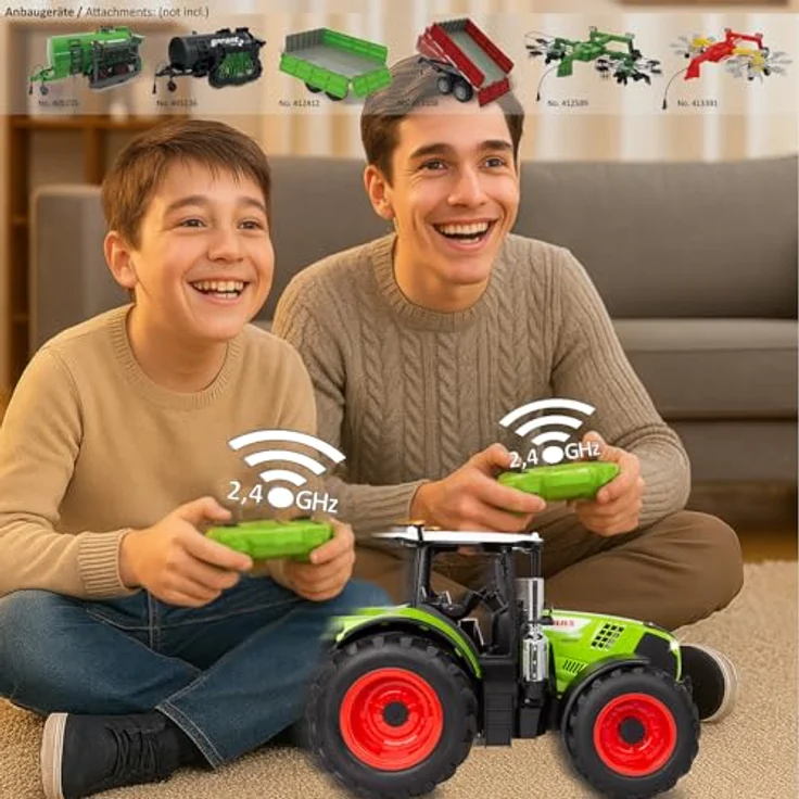 Jamara RC-Traktor Claas Arion 660 1:16 2,4GHz, ferngesteuert mit RC-Plug-System, offiziell lizenziert – Bild 7