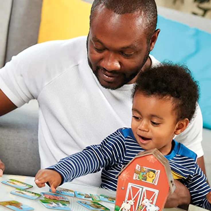 Orchard Farmyard Families, Zuordnungs- und Buchungsspiel mit 30 Karten und 3D-Scheune für Kinder ab 2 Jahren – Bild 9