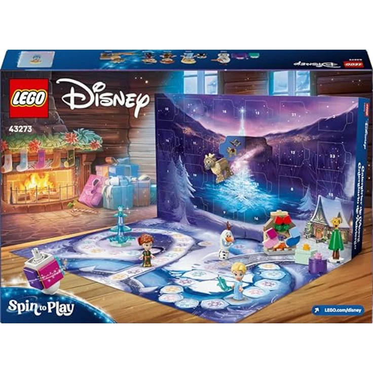 LEGO Adventskalender 2025 (LEGO Disney, 43273), inklusive festlichen Disney-Prinzessinnen-Motiven, für Kinder ab 5 Jahren, handlich und leicht, 415 g – Bild 9