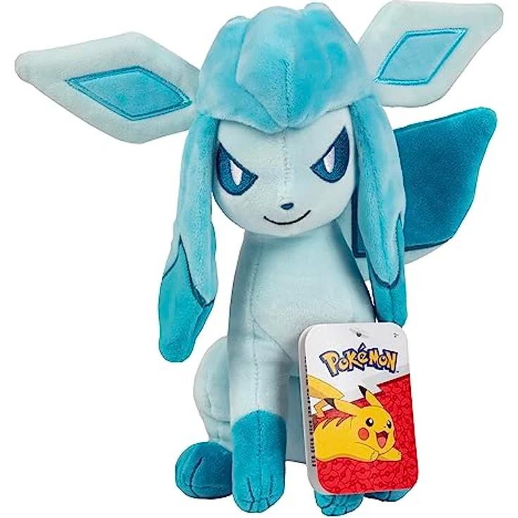 Pokémon Glaziola Plüschfigur, 20 cm große Stoffpuppe aus superweichem Material, offizielles Pokémon Produkt – Bild 1