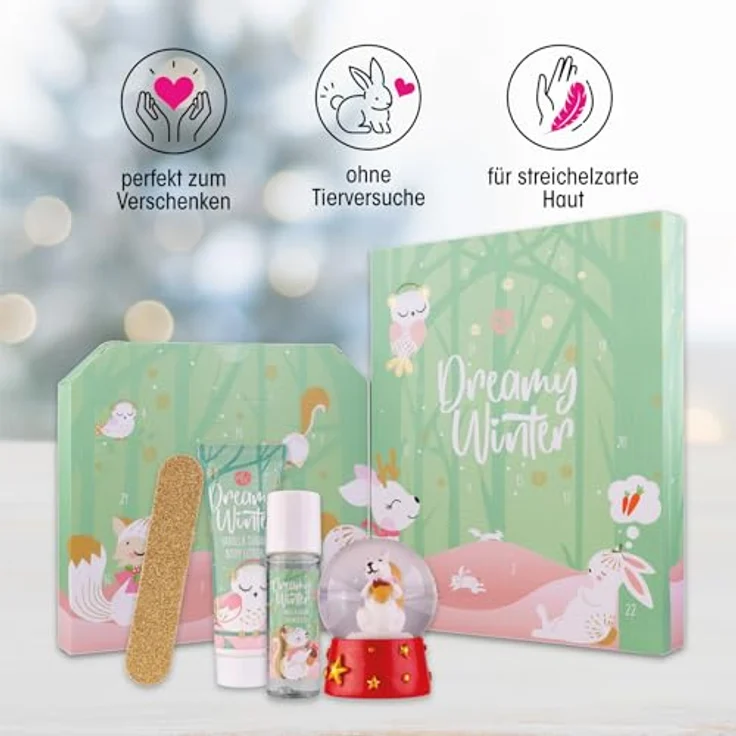 ACCENTRA Adventskalender DREAMY WINTER, Aufklappbare Box mit zauberhaften Pflegeprodukten – Bild 6