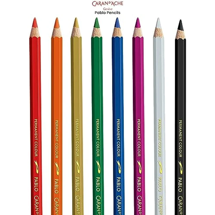 Caran d´Ache 0666.318 Pablo Farbstifte Metalletui mit 18 Farben, Grau – Bild 5