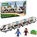 BRIO® Spielzeug-Eisenbahn BRIO® WORLD, TGV Hochgeschwindigkeitszug für 6 Figuren, Originaldesign, kompatibel mit BRIO World