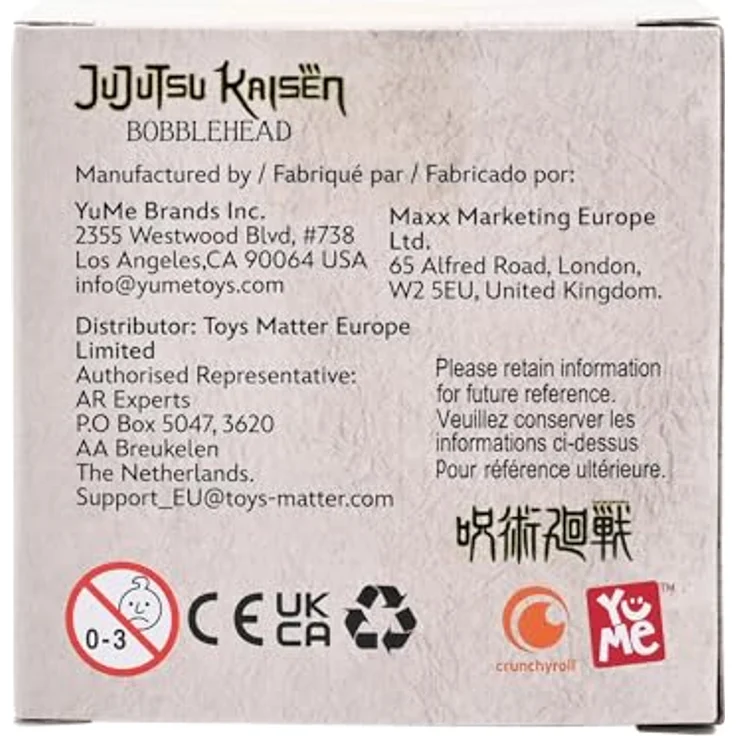 YuMe Jujutsu Kaisen Wackelkopf, 7 cm, 11200MAXX, 8 Figuren zum Sammeln, offiziell lizenziert – Bild 3