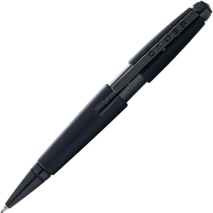 Cross Edge Gelschreiber, 0,7 mm Strichbreite, mattschwarz, dokumentenechte Gel-Tinte, auswechselbare Edelstahlmine, Geschenkbox – Bild 2