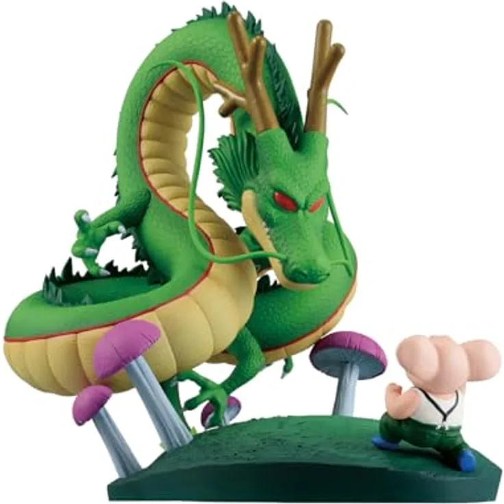 Ichibansho Figure - Dragon Ball - Oolong & Shenron (Dragon History II) Revible Moment Statue, 14 cm Sammlerstück