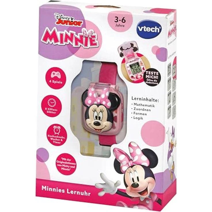 Vtech 80-554264 Minnies Lernuhr – Bild 4