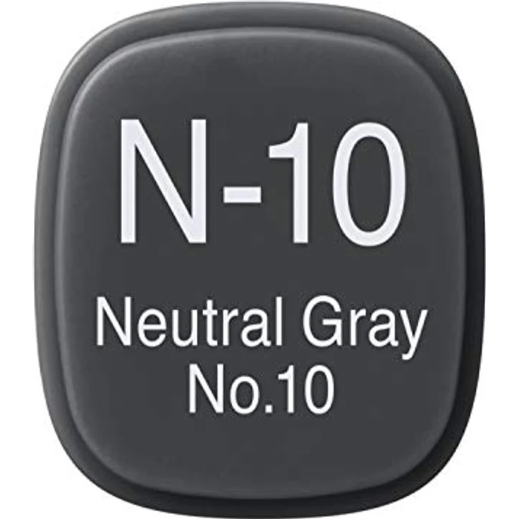 Copic Classic Marker Typ N - 10, neutral gray No. 10, professioneller Layoutmarker mit dualem Spitzensystem – Bild 3