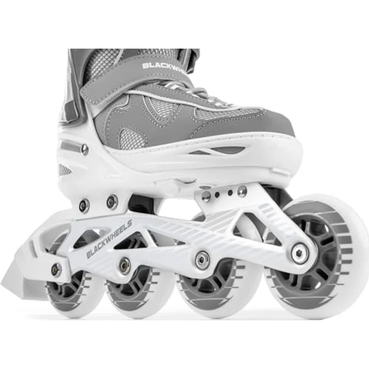 Blackwheels Flex Pro Inline Skates, atmungsaktiv, für Jugendliche und Erwachsene, Räder 80 cm, Grau – Bild 4