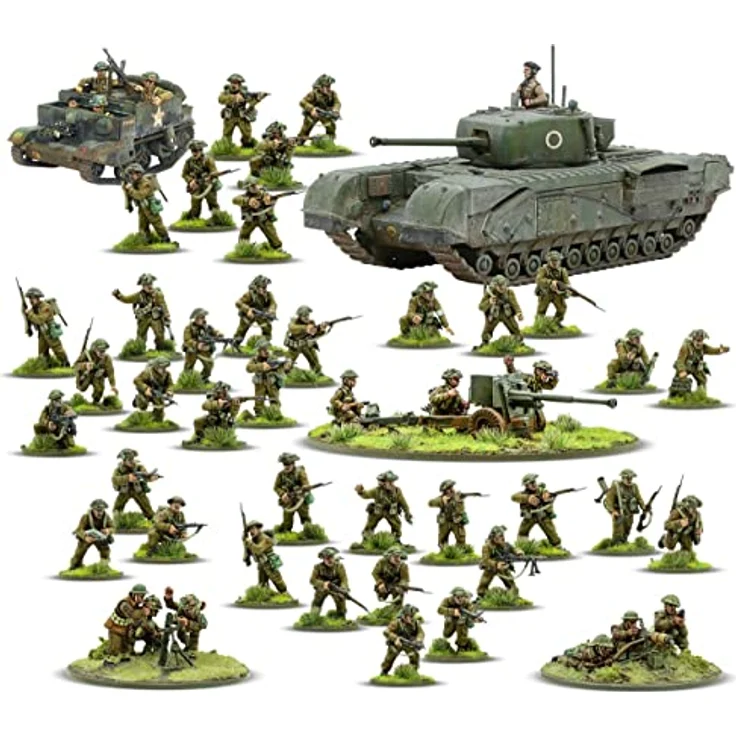 Warlord Games Bolt Action 2 British & Canadian Army Starter Army (1943-45), Tabletop Strategiespiel in Englisch – Bild 2