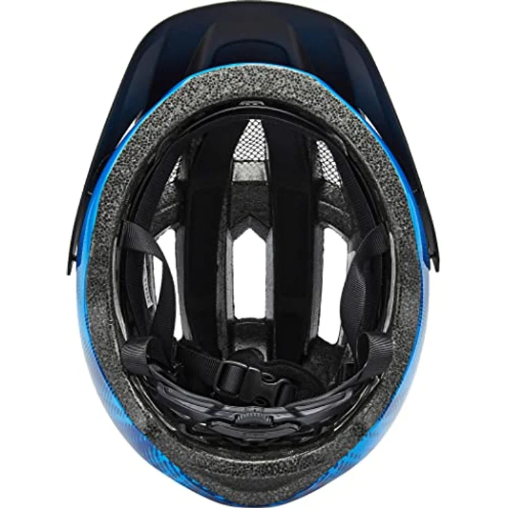 ABUS Rennradhelm Macator - sportiver Fahrradhelm für Einsteiger - auch für Zopfträger/-innen - für Damen und Herren - Blau, Größe L – Bild 3
