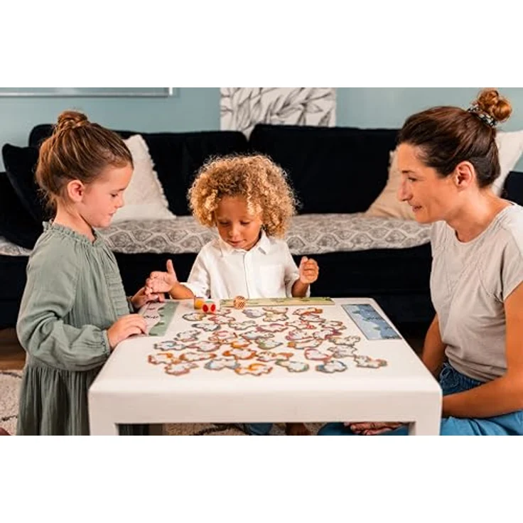 Nathan Das Königreich der Einhörner, Gesellschaftsspiel für 2-4 Spieler, für Kinder von 3-6 Jahren, Thema Farben und Formen – Bild 3