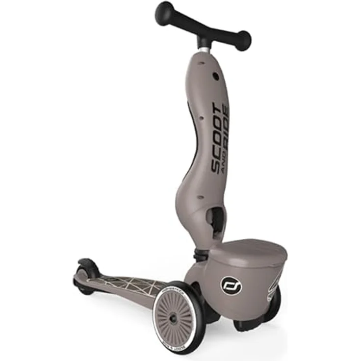 Scoot and Ride Scoot&Ride Highwaykick 1 Lifestyle - Rutscherfahrzeug und Scooter, 2in1 Kickboard/Kickboard mit Sitz, für Kinder von 1-5 Jahren, grün – Bild 7