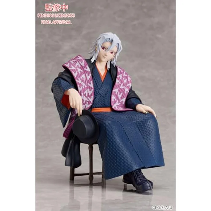 Aniplex Demon Slayer Kimetsu no Yaiba - Tengen Uzui Non-Scale-Figur, Sammelfigur aus der beliebten Anime-Serie mit Original-Illustrationen von ufotable – Bild 2