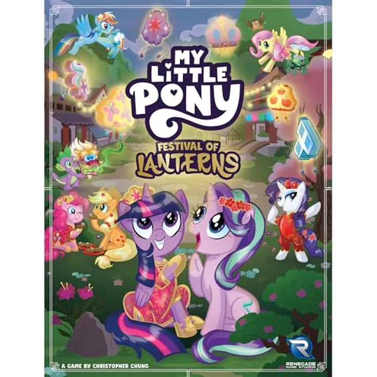 Renegade Mein kleines Pony Tile Placement Game Festival of Lanterns, Brettspiel für 1-4 Spieler, englische Version, ca. 30 Minuten Spielzeit – Bild 7