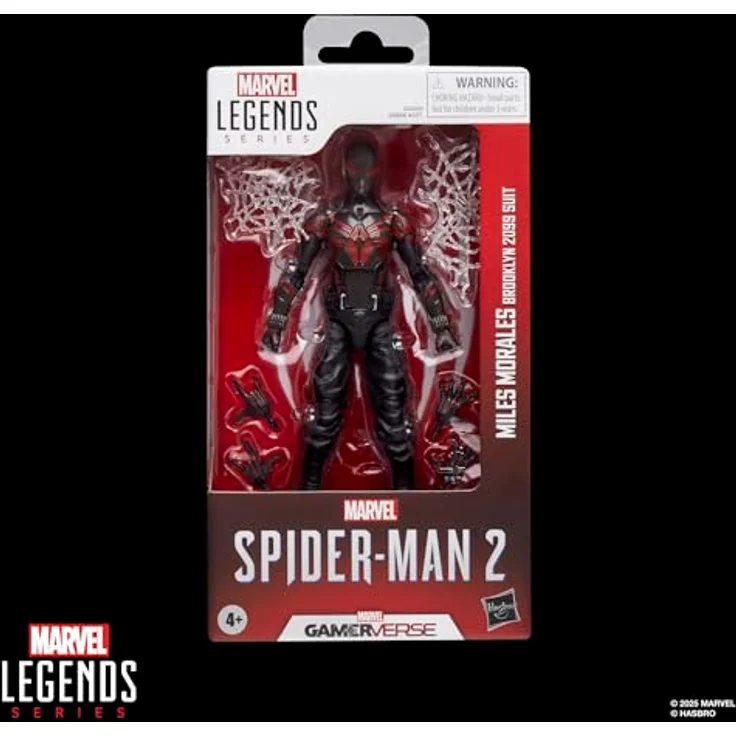 Hasbro Marvel Legends Spider-Man 2, Miles Morales Brooklyn 2099 Actionfigur, 15 cm, mit 6 Accessoires und beweglichen Gelenken – Bild 3