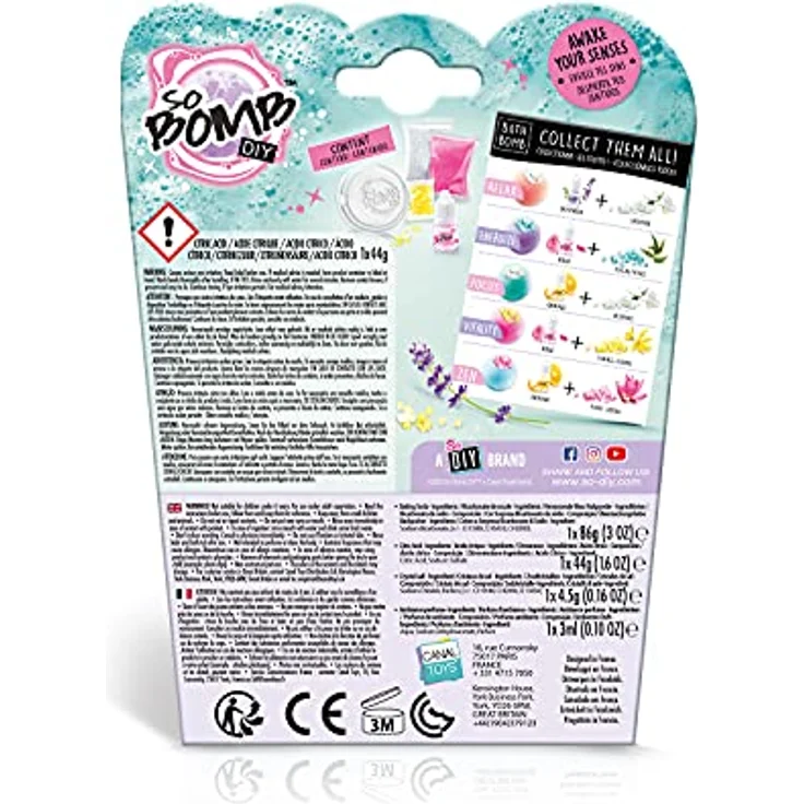 Canal Toys DIY Aromatherapie-So Aroma Bath Bomb Kit-BBD 038, mehrfarbig – Bild 4