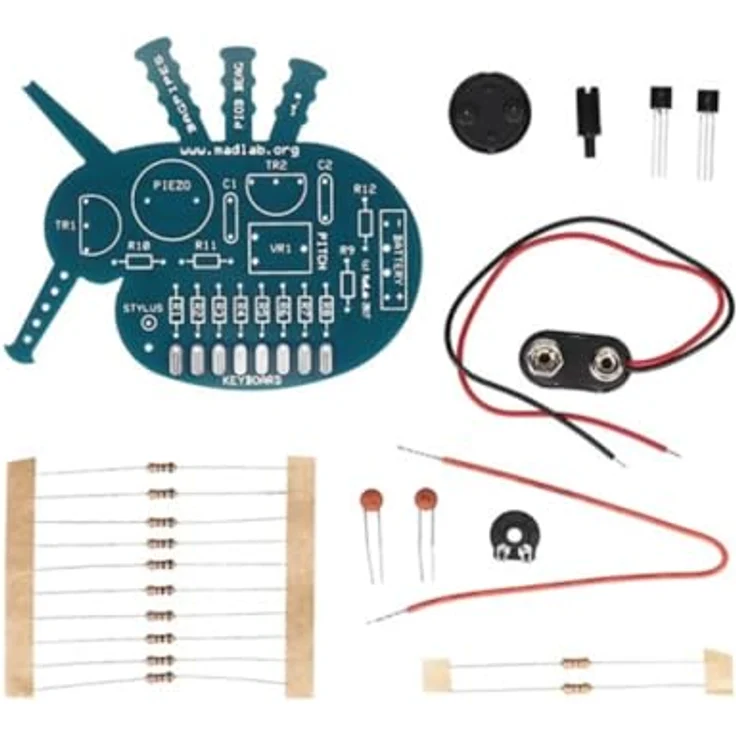 Whadda Madlab Dudelsack Lötbausatz, DIY Elektronik-Kit mit 8 Tönen, lehrreich und kreativ – Bild 4
