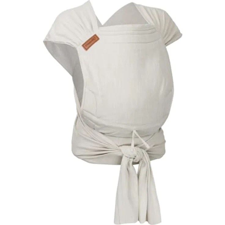 Hoppediz Babytrage Hop-Tye Advanced, Halfbuckle ab Geburt (2,5 - 20 kg) mit Tuchträger und sicherer Unterstützung – Bild 1
