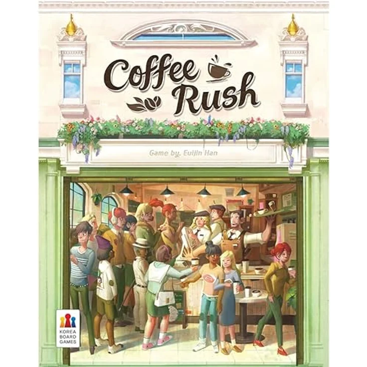 NoName Coffee Rush, Brettspiel zur Steigerung der Barista-Bewertung mit Zutatenmanagement – Bild 2